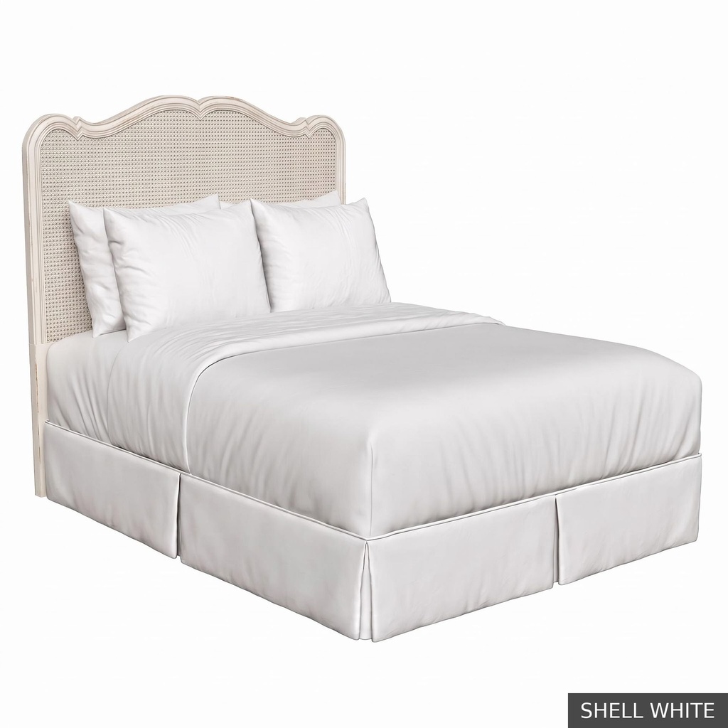 [EUR: RueQHB] Rue - Queen Headboard   / Shell White