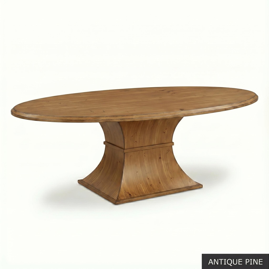 Hudson Oval Table - 72" - Antique Pine