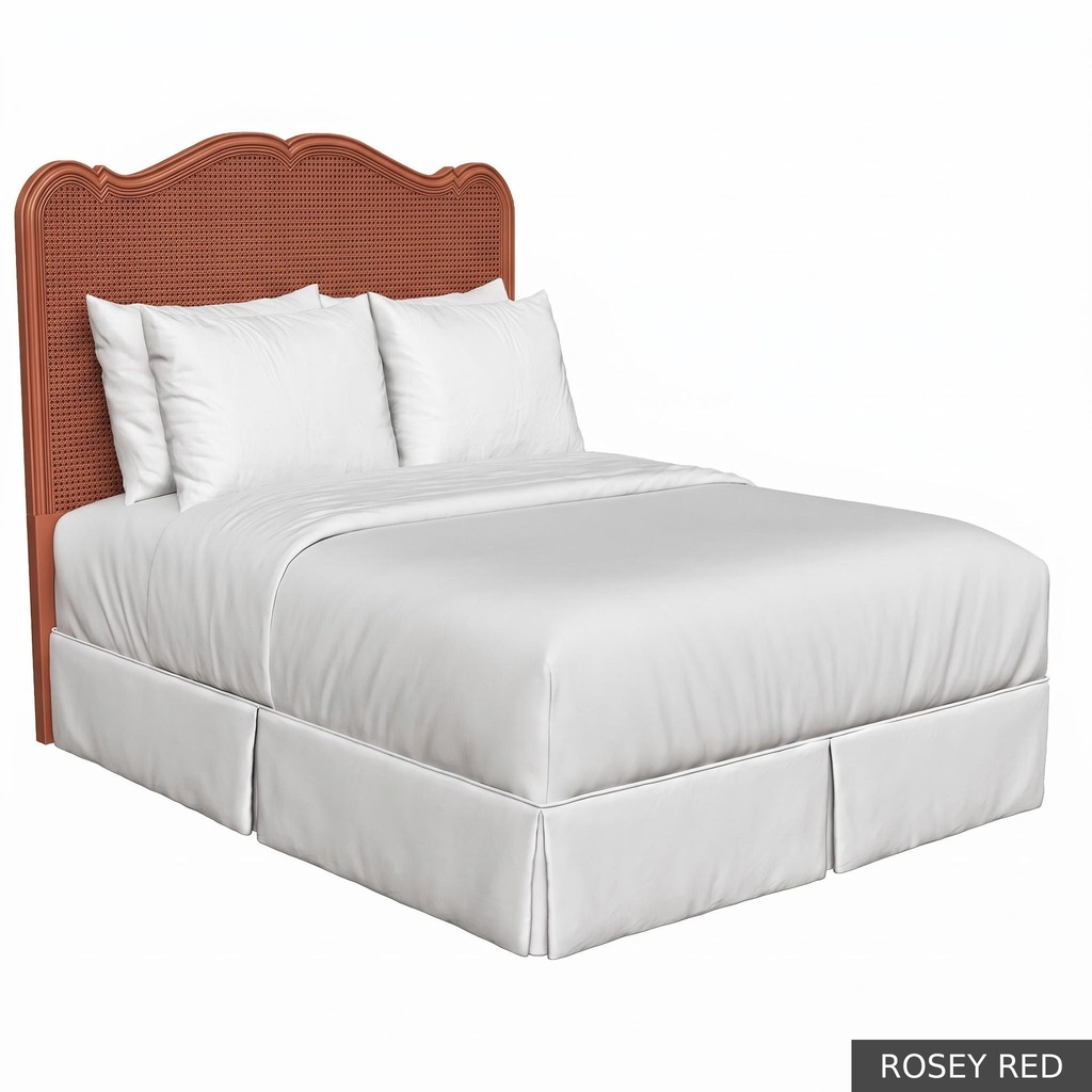 [EUR: RueQHB] Rue - Queen Headboard   / Rosey Red