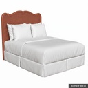 [EUR: RueQHB] Rue - Queen Headboard   / Rosey Red