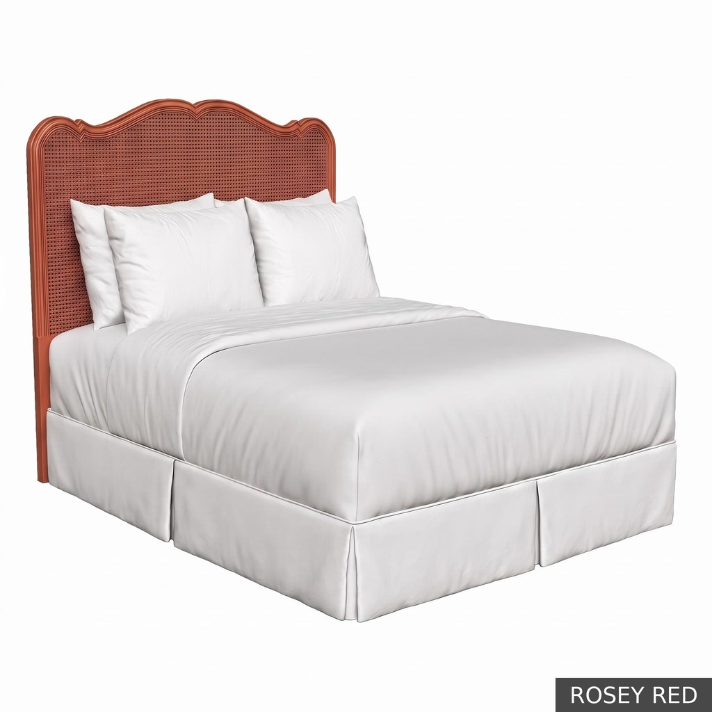[EUR: RueKHB] Rue - King Headboard / Rosey Red