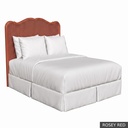 [EUR: RueKHB] Rue - King Headboard / Rosey Red