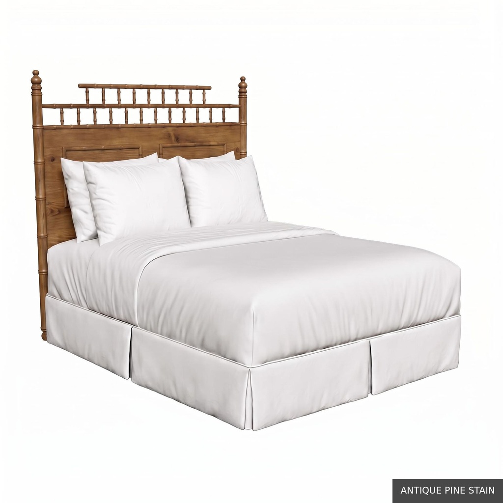 [EUR: CantKHB] Canton - King Headboard / Antique Pine Stain