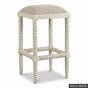 [EUR: ClovB] Clover Bar Stool / Shell White