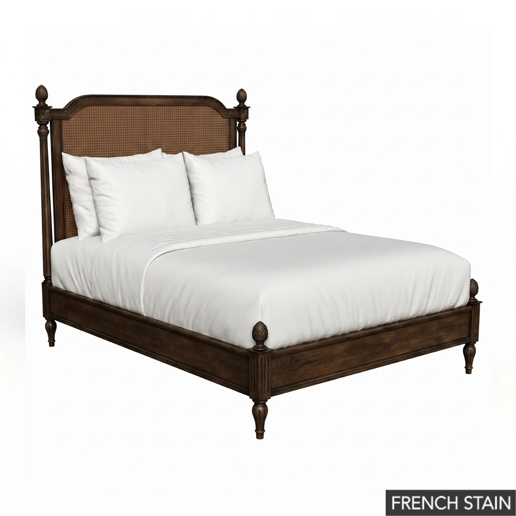 Jullian - Twin Bed - French Stain
