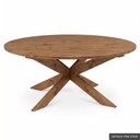 [EUR: Pear-72] Pearl Dining Table - 72" / Antique Pine Stain