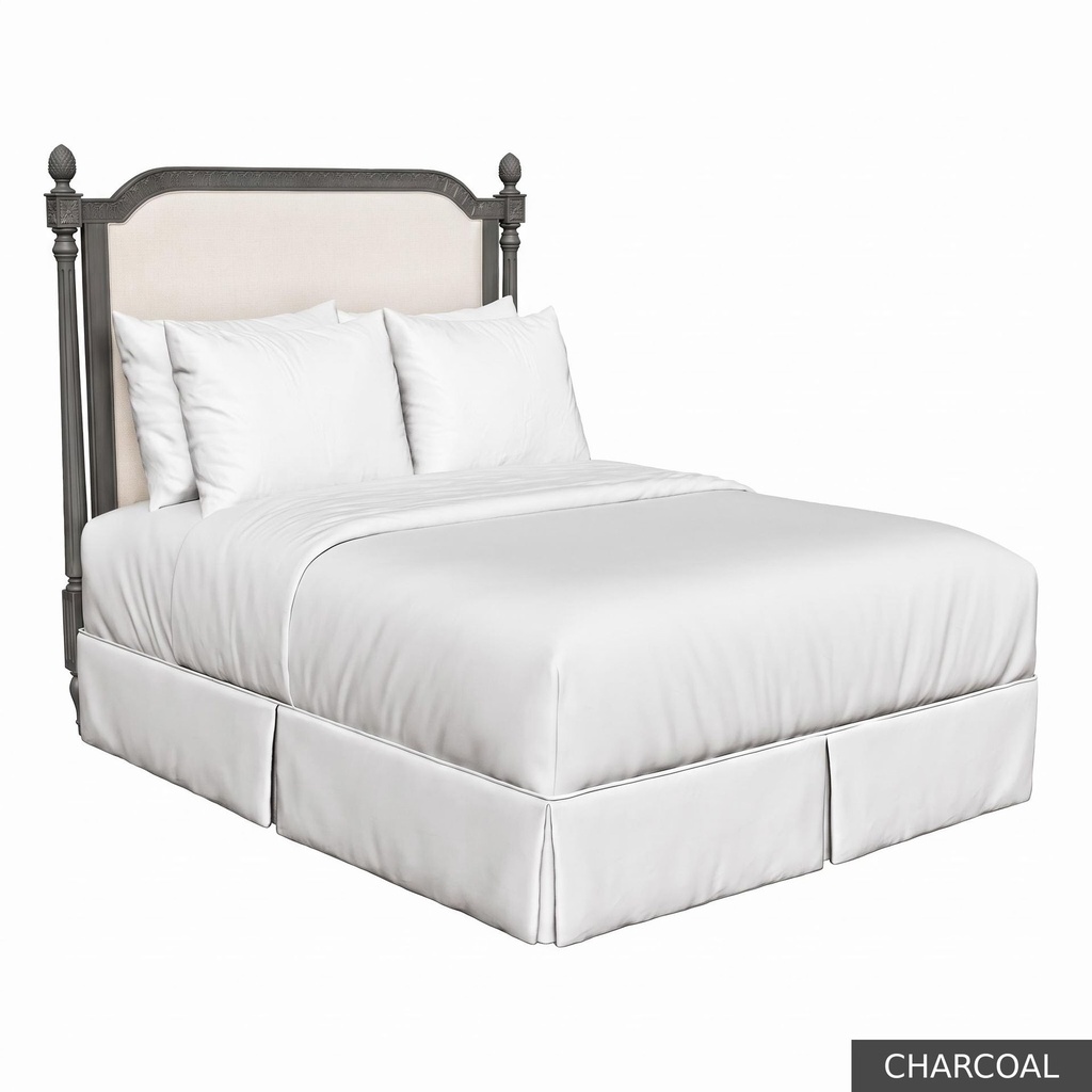 [EUR: TiffKHB] Tiffany - King Headboard   / Charcoal