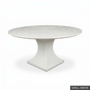 Libby Dining Table - 48" / Shell White