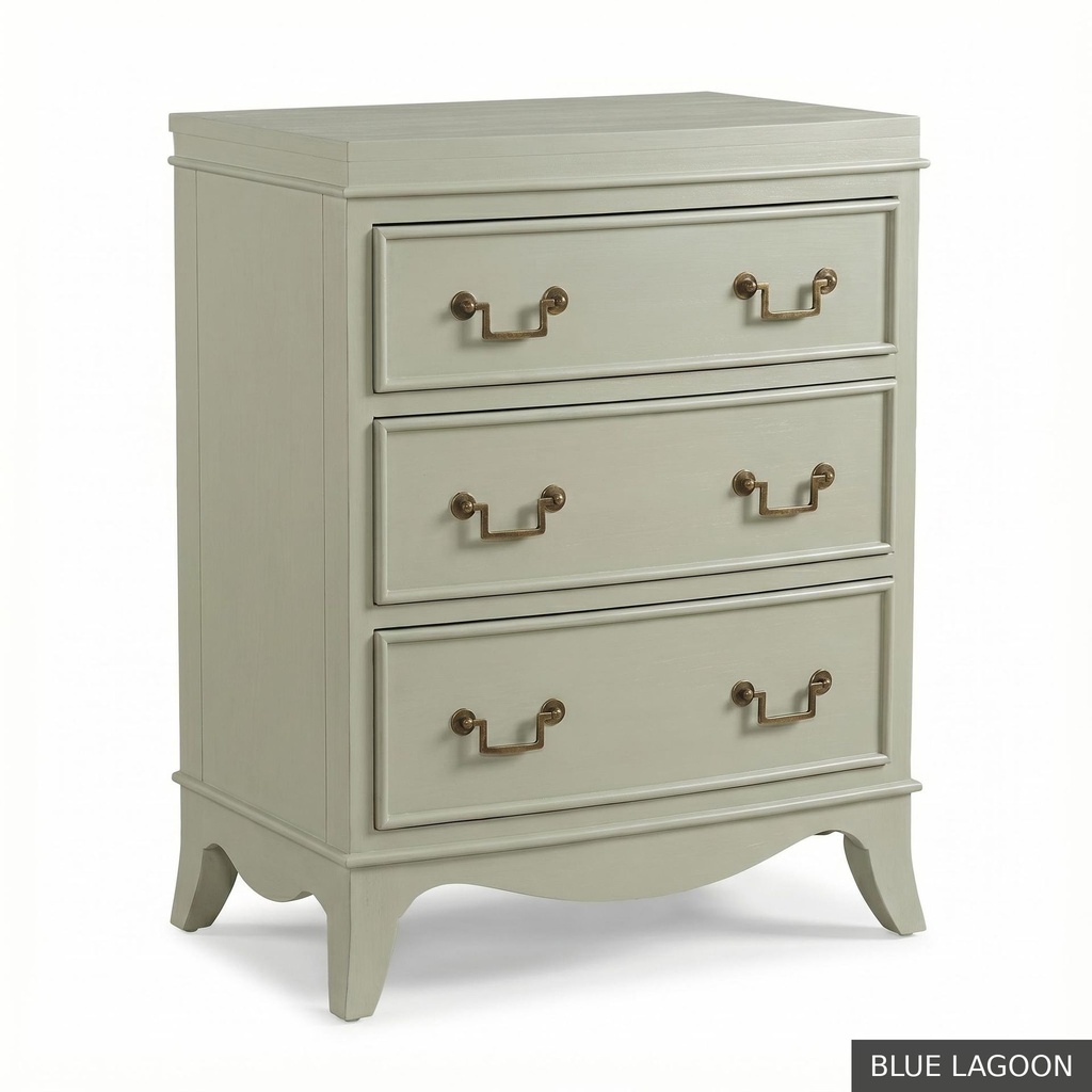 [EUR: Amel] Amelia Side Table / Blue Lagoon
