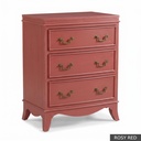 [EUR: Amel] Amelia Side Table / Rosy Red