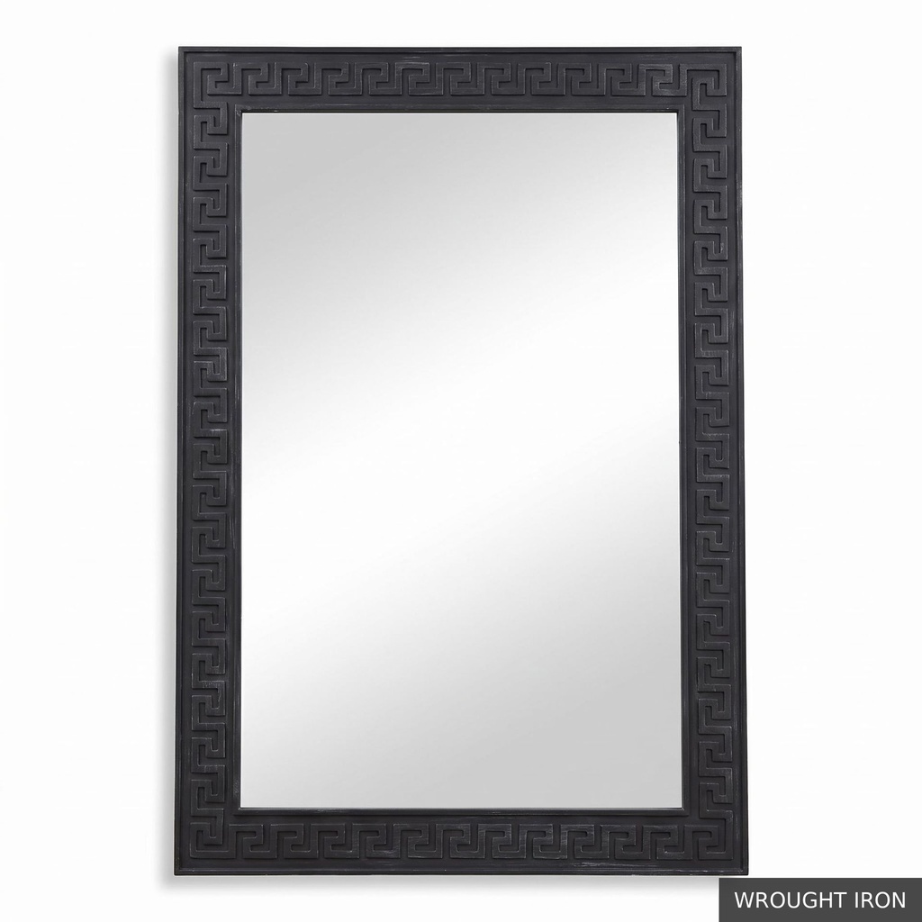 [EUR: Athe] Athens Mirror   / Wrought Iron + NO Accent Colour Required