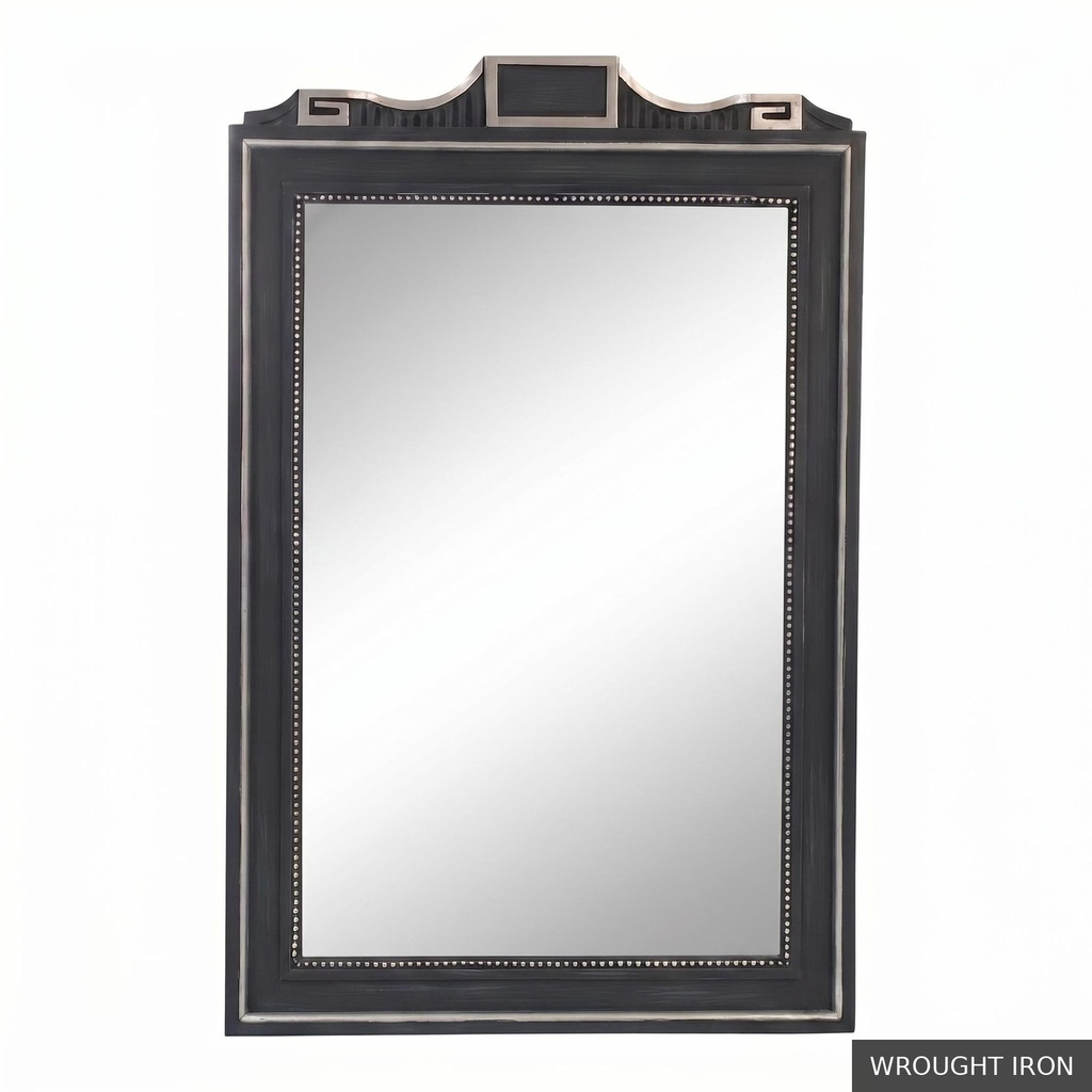 [EUR: Bemb] Bembridge Mirror   / Wrought Iron + Silver