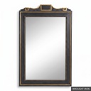 [EUR: Bemb] Bembridge Mirror   / Wrought Iron + Gold
