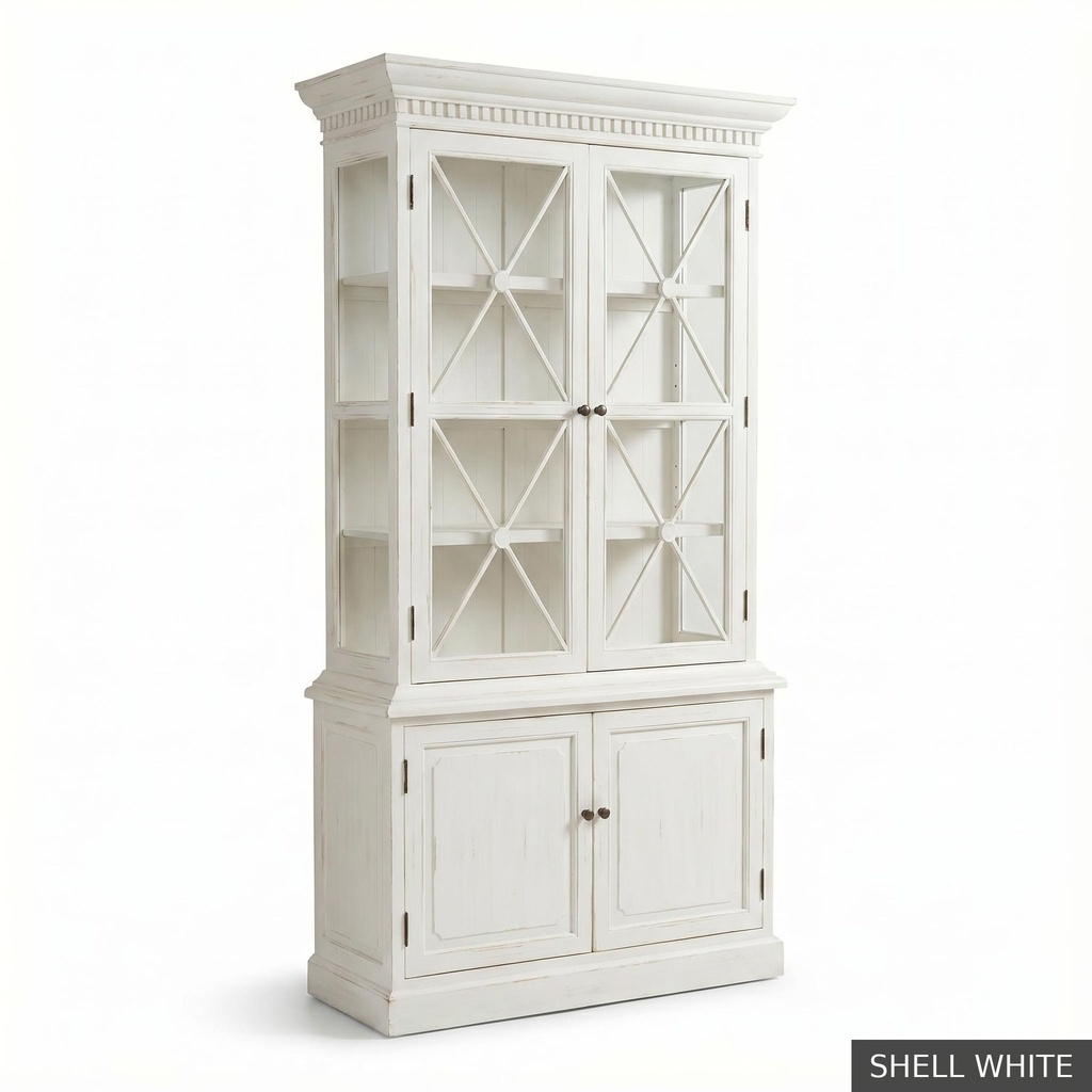 [LOFT: Bowl] Bowler Display Cabinet  / Shell White