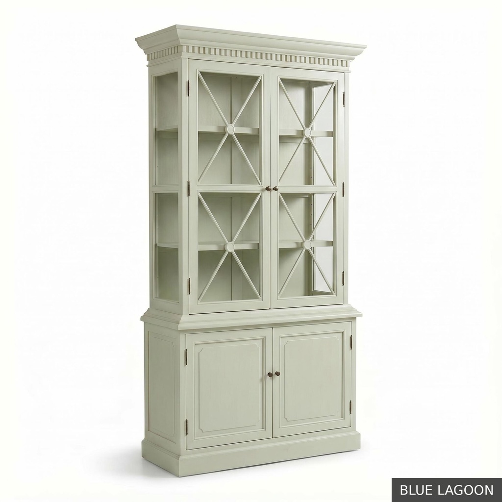 [LOFT: Bowl] Bowler Display Cabinet  / Blue Lagoon