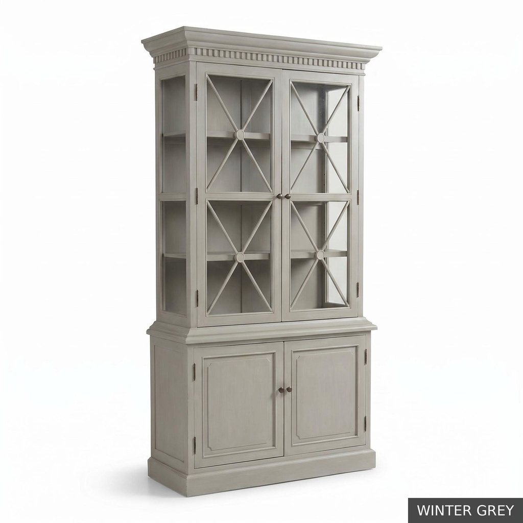 [LOFT: Bowl] Bowler Display Cabinet  / Winter Grey