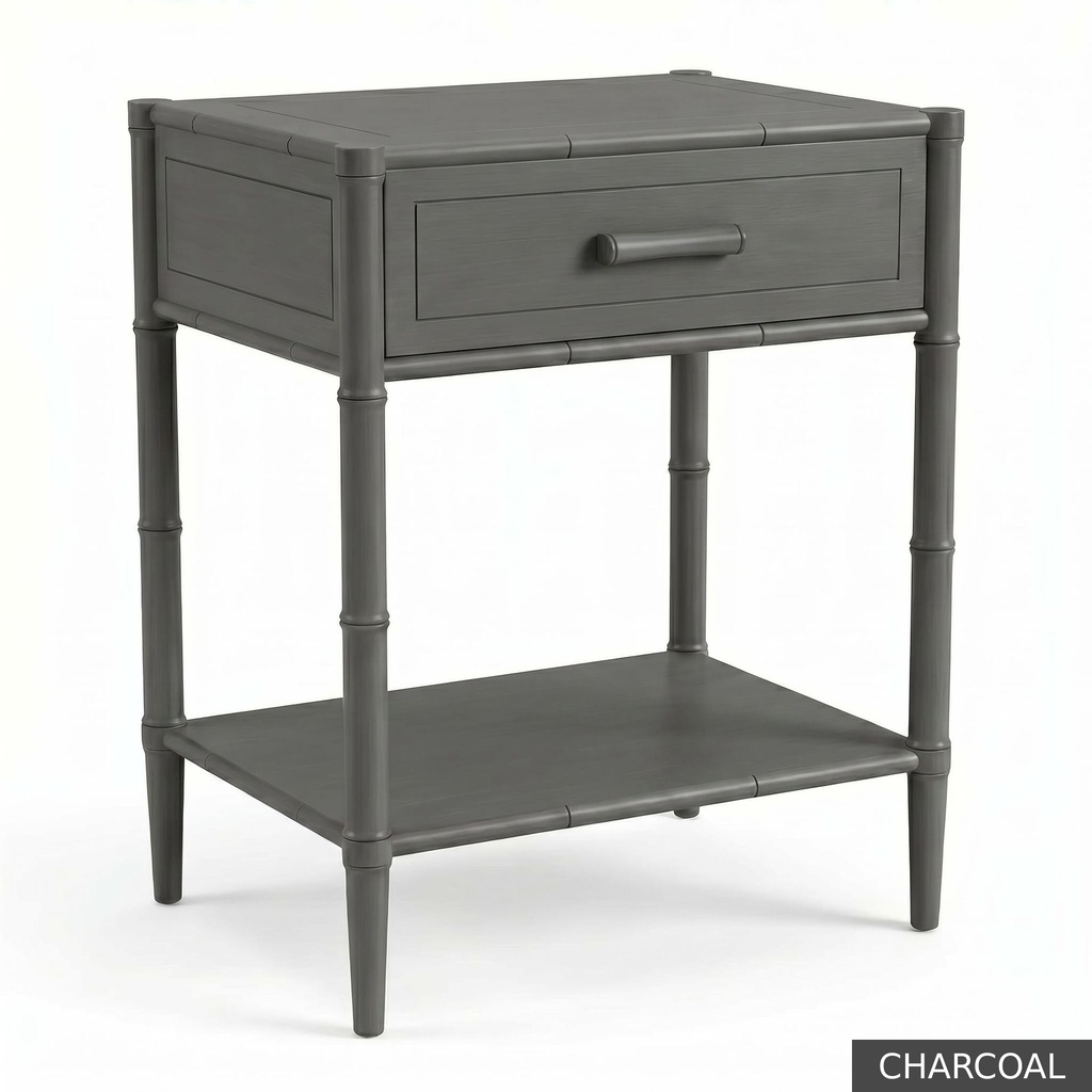 Tisbury Side Table / Charcoal