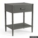 Tisbury Side Table / Charcoal
