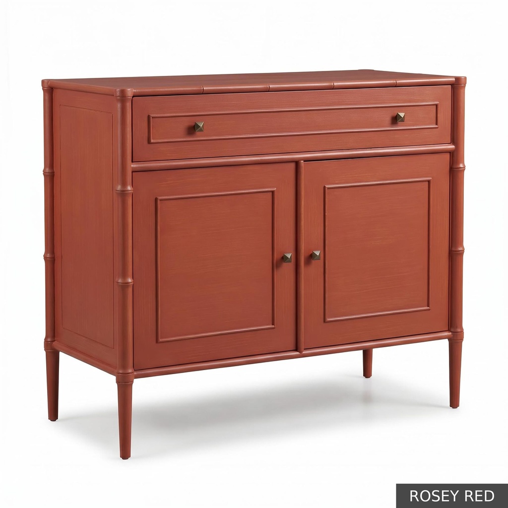 Cooper Side Table / Rosey Red