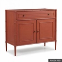Cooper Side Table / Rosey Red