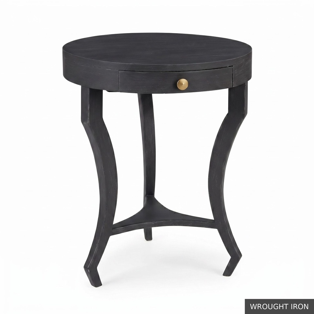 [EUR: Dray] Drayton Side Table     / Wrought Iron