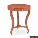 [EUR: Dray] Drayton Side Table     / Rosey Red