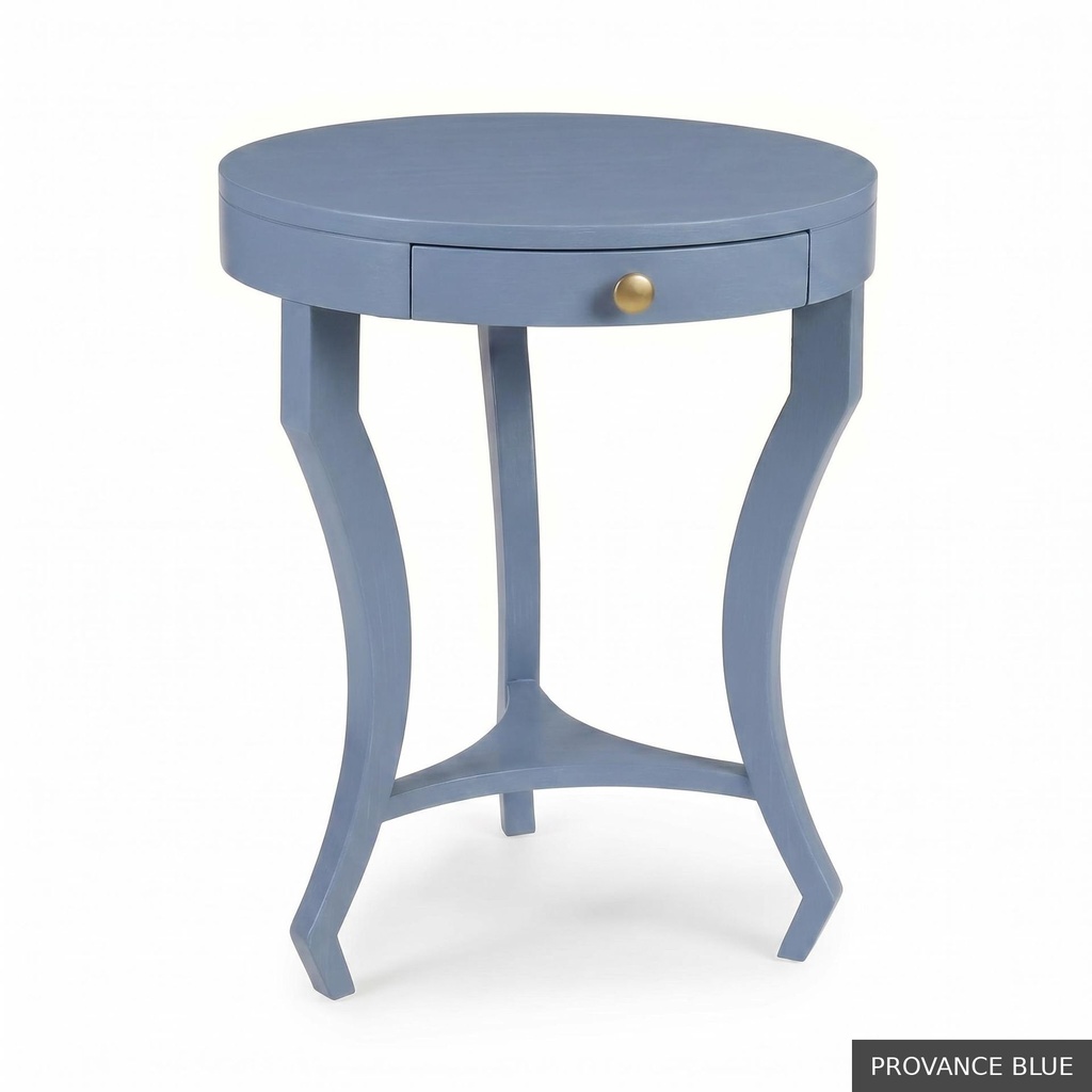 [EUR: Dray] Drayton Side Table     / Provance Blue