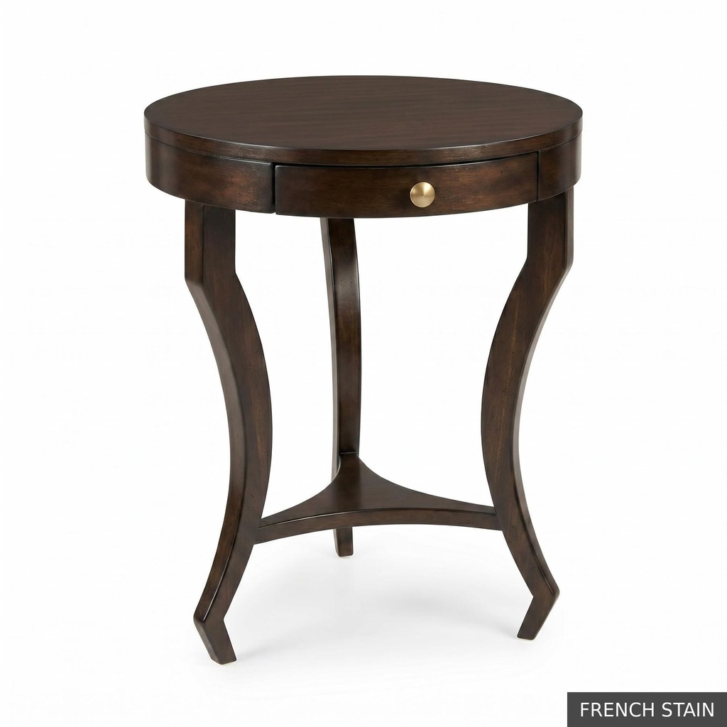 [EUR: Dray] Drayton Side Table     / French Stain