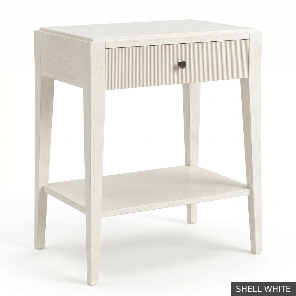 Henri Side Table / Shell White