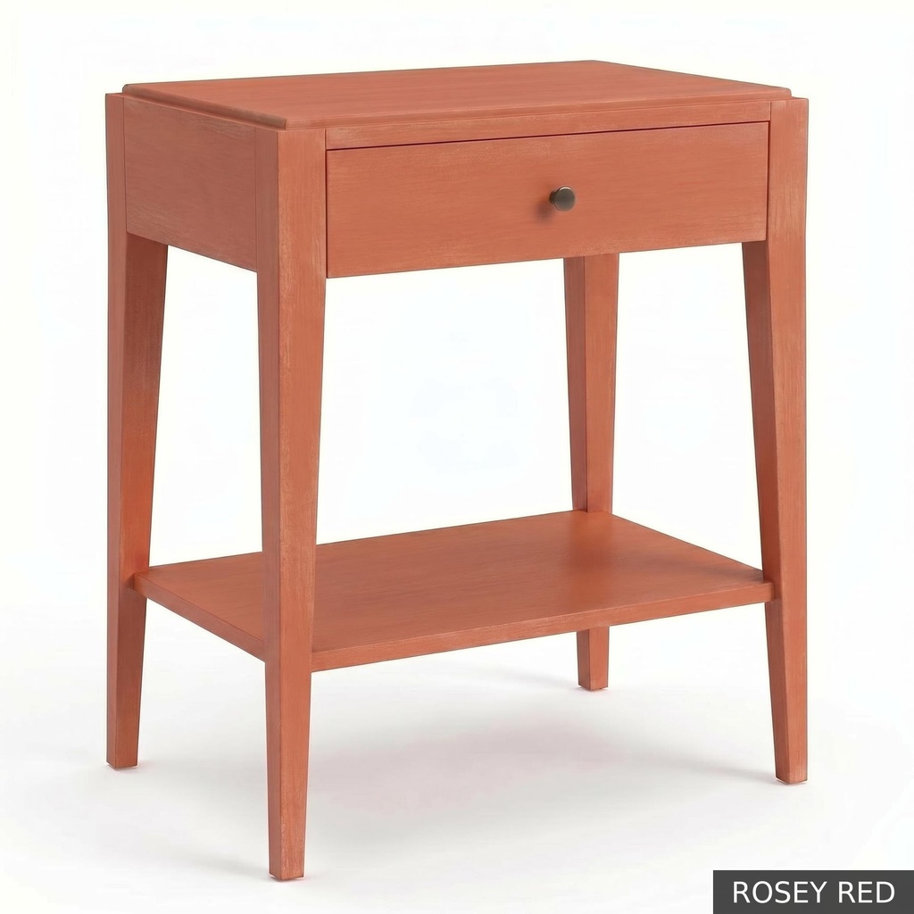 Henri Side Table / Rosey Red