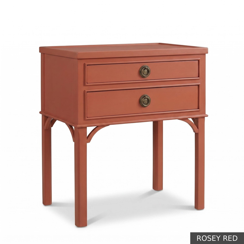 [EUR: Inga] Inga Side Table / Rosey Red