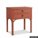 [EUR: Inga] Inga Side Table / Rosey Red