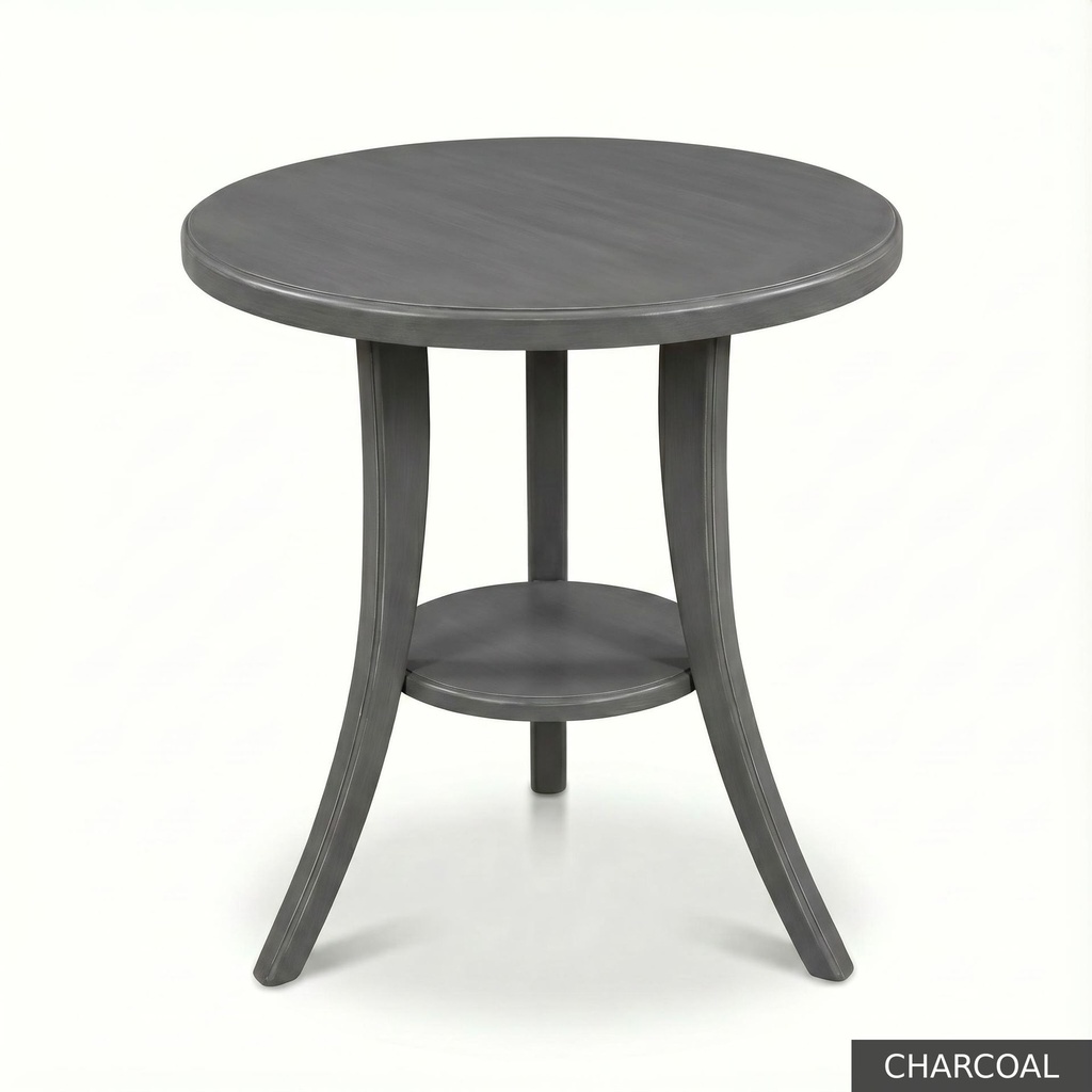 [EUR: Petr] Petra Side Table / Charcoal
