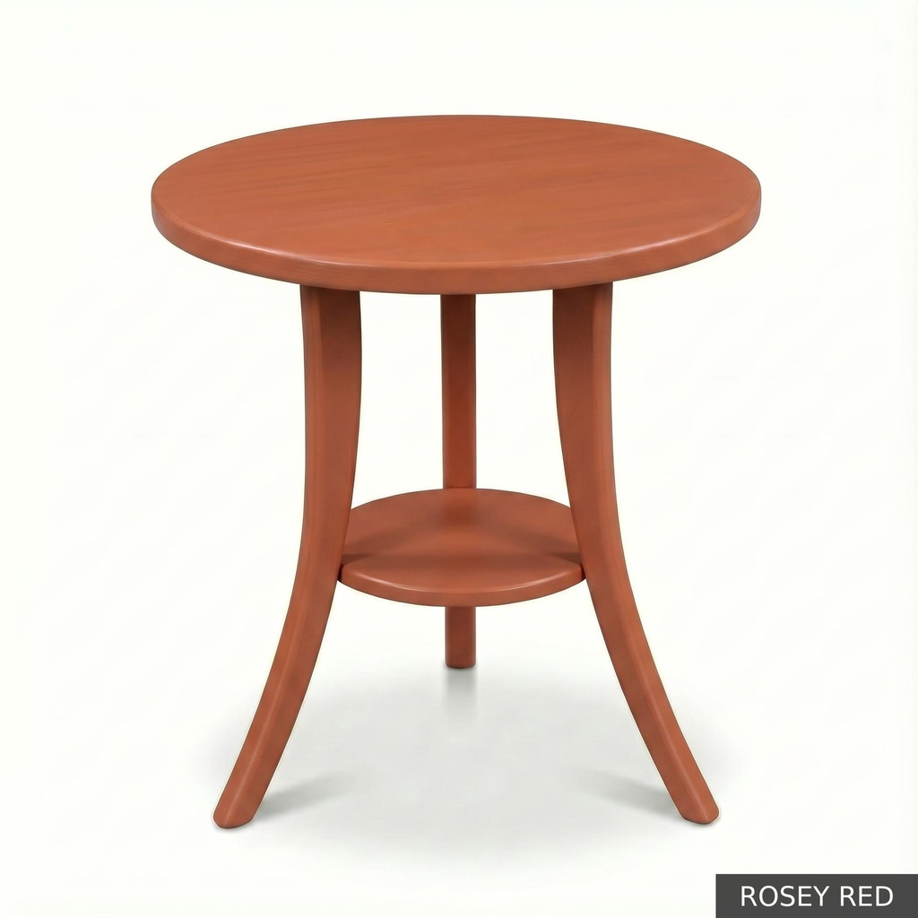 [EUR: Petr] Petra Side Table / Rosey Red