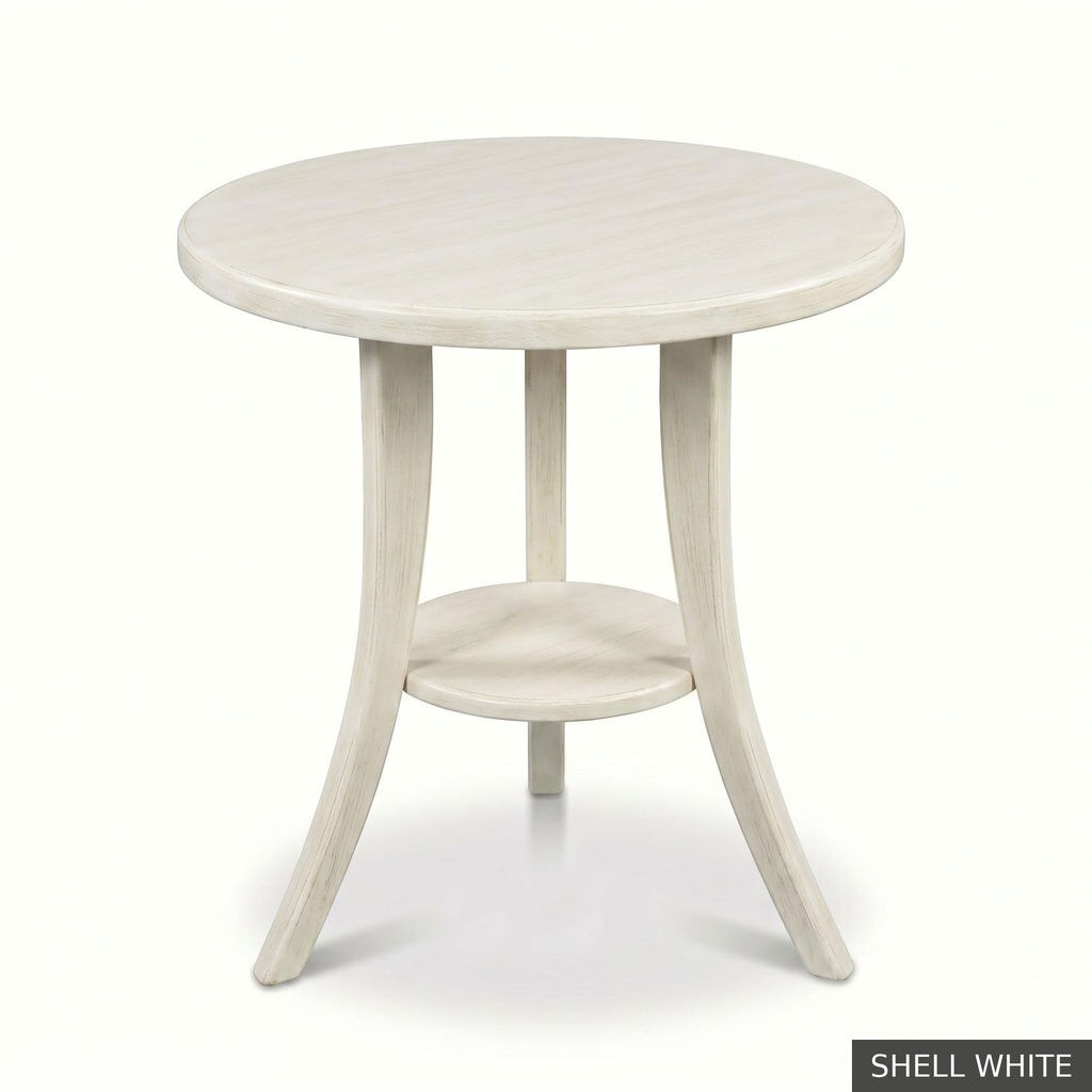 [EUR: Petr] Petra Side Table / Shell White