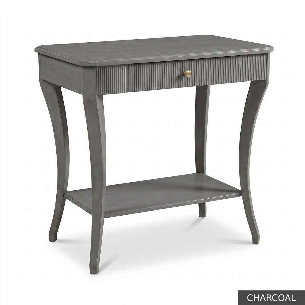 [SIG: SANI] Sanibel Side Table / Charcoal