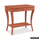 [SIG: SANI] Sanibel Side Table / Rosey Red