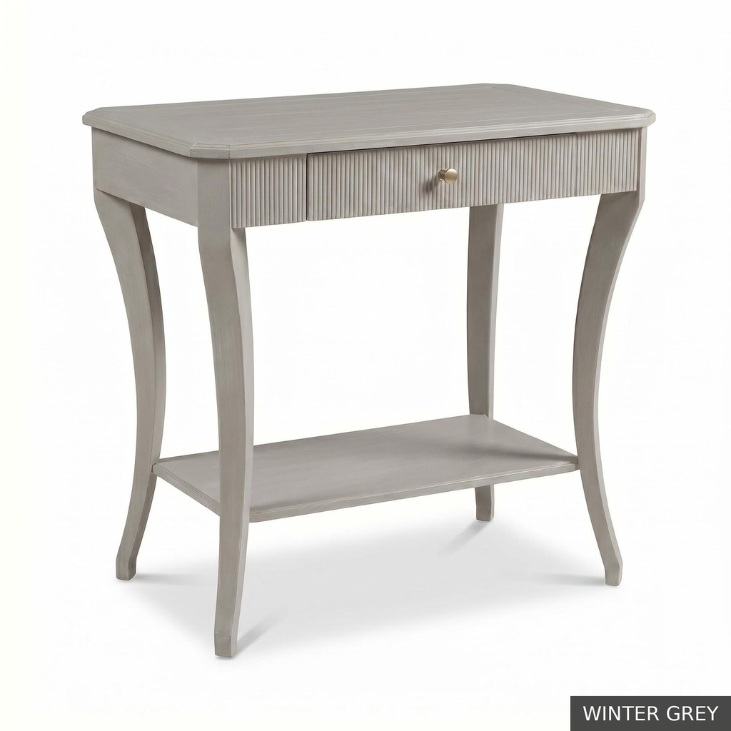 [SIG: SANI] Sanibel Side Table / Winter Grey