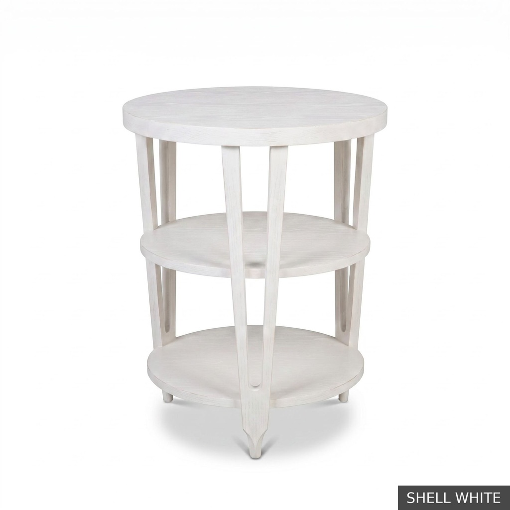 [Eur: San] Santa Cruz Side Table / Shell White