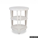 [Eur: San] Santa Cruz Side Table / Shell White