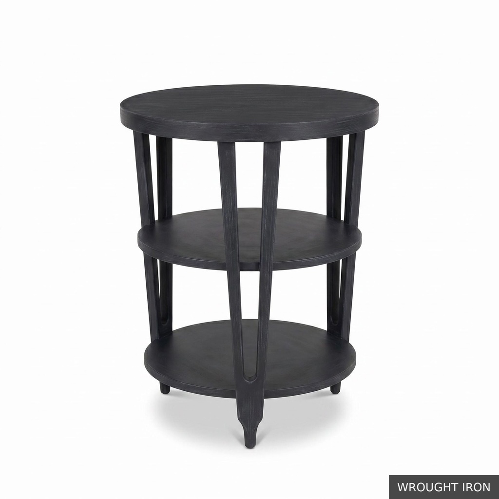 [Eur: San] Santa Cruz Side Table / Wrought Iron
