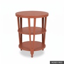 [Eur: San] Santa Cruz Side Table / Rosey Red