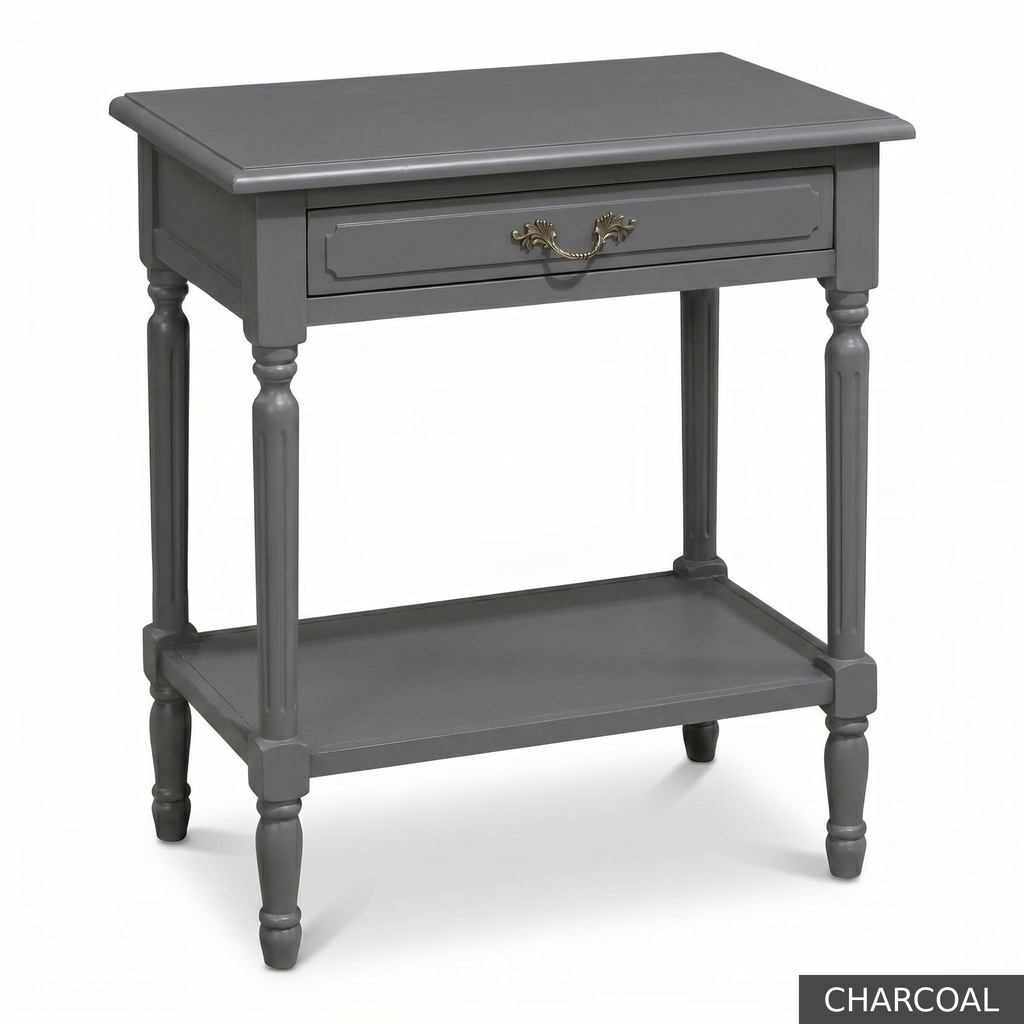[LOFT: Ster] Sterling Side Table  / Charcoal