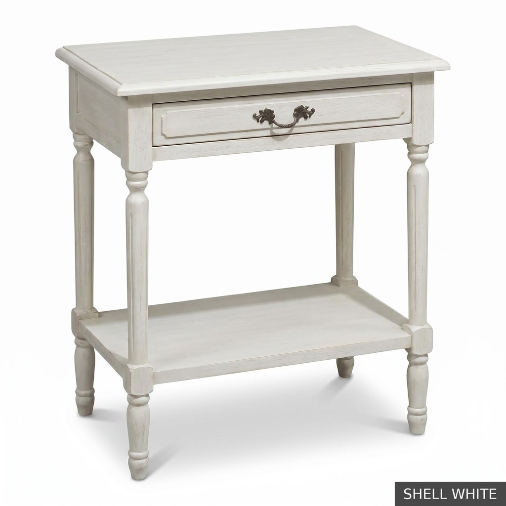 [LOFT: Ster] Sterling Side Table  / Shell White