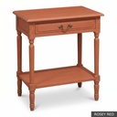 [LOFT: Ster] Sterling Side Table  / Rosey Red