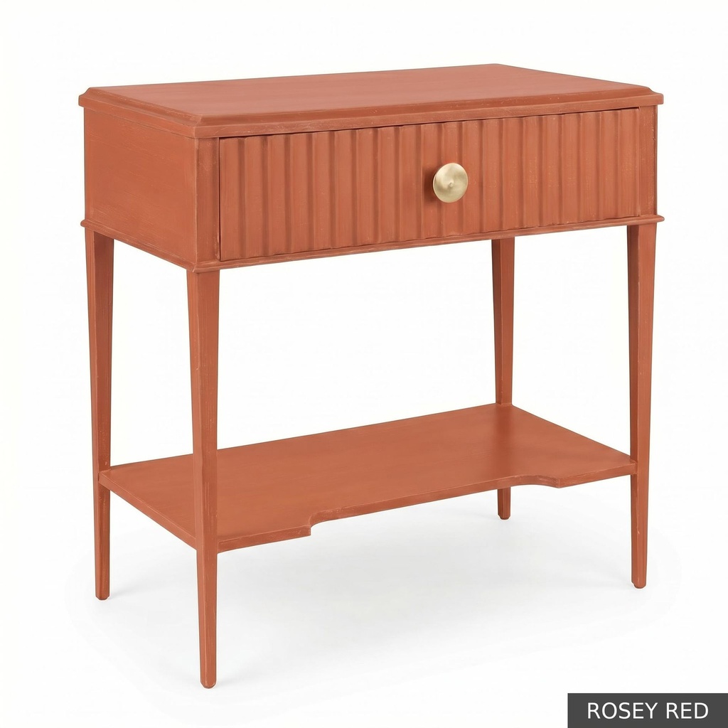 [EUR: Webs] Webster Side Table / Rosey Red