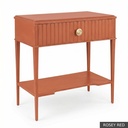 [EUR: Webs] Webster Side Table / Rosey Red