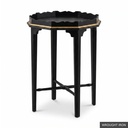 [EUR: Whit] Whitaker Side Table   / Wrought Iron + Gold