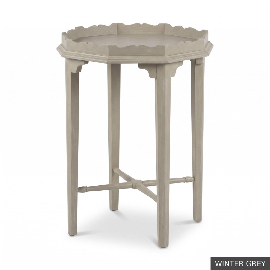 [EUR: Whit] Whitaker Side Table   / Winter Grey + NO Accent Colour Required