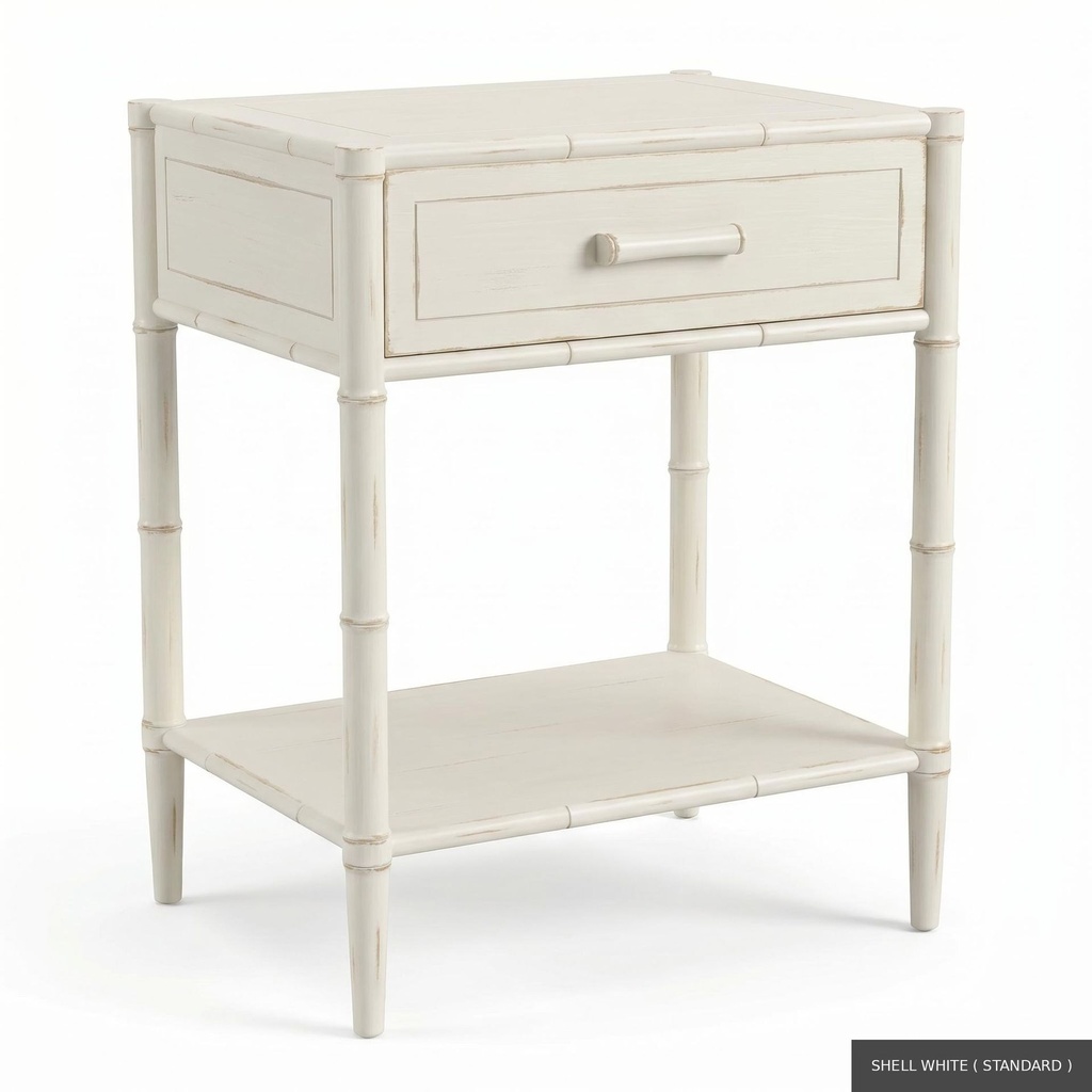 Tisbury Side Table / Shell White ( Standard )